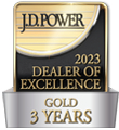 J.D. Power 2022 Dealer of Excellence - Silver 2 Years